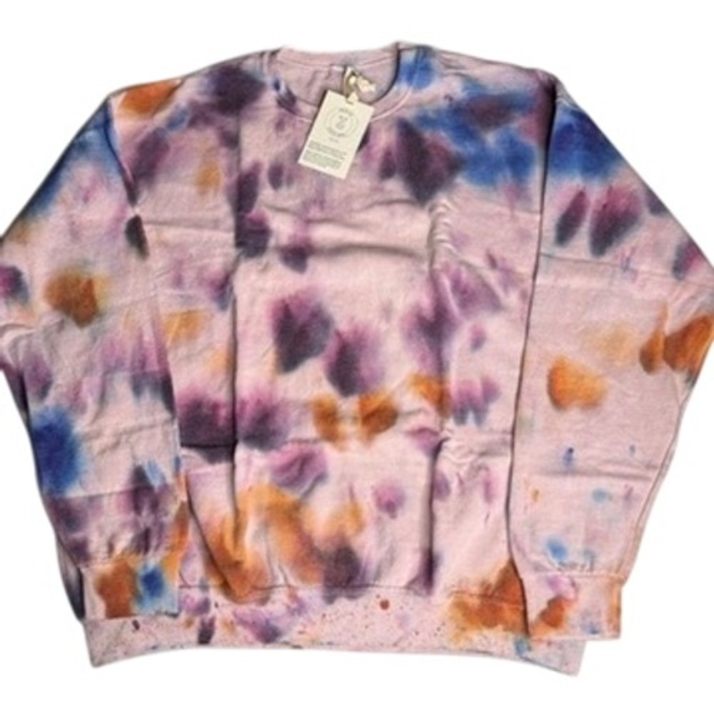 NWT Urban Renewal Remade Artist Studio Dye‎ Crew Neck Sweatshirt OS - Picture 4 of 8